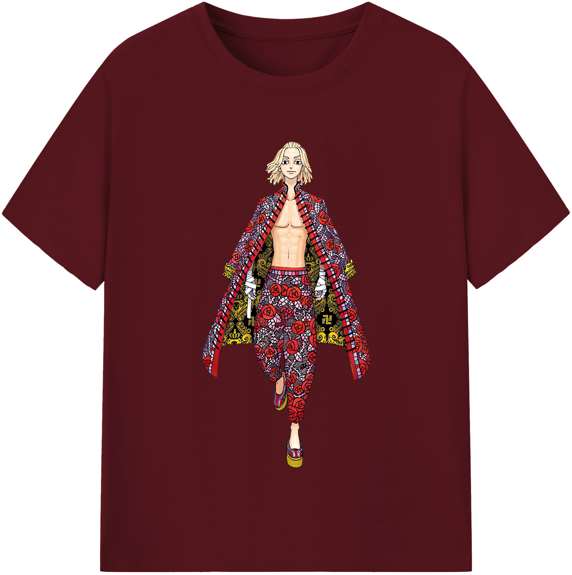 （画像用） 東京リベンジャーズ Tokyo Revengers 綿100％半袖Tシャツ（フロントプリント）